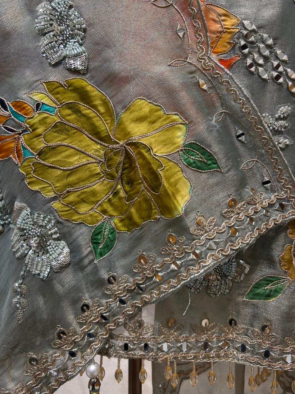 Rimaira Shimmer Veil Suit (Pista Green)
