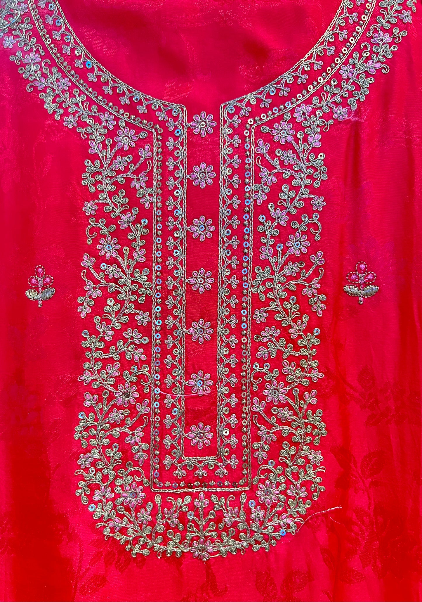 Sunehri Raah Banarasi Suit (Pink)