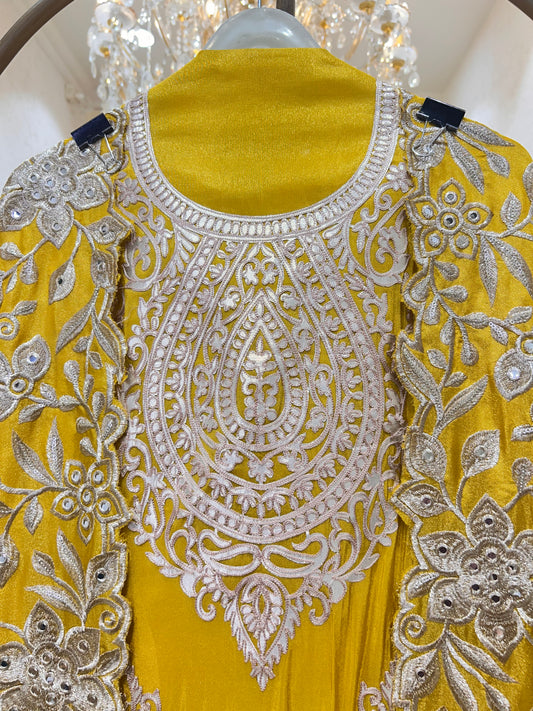 Ruhanshi Shimmer Silk Suit