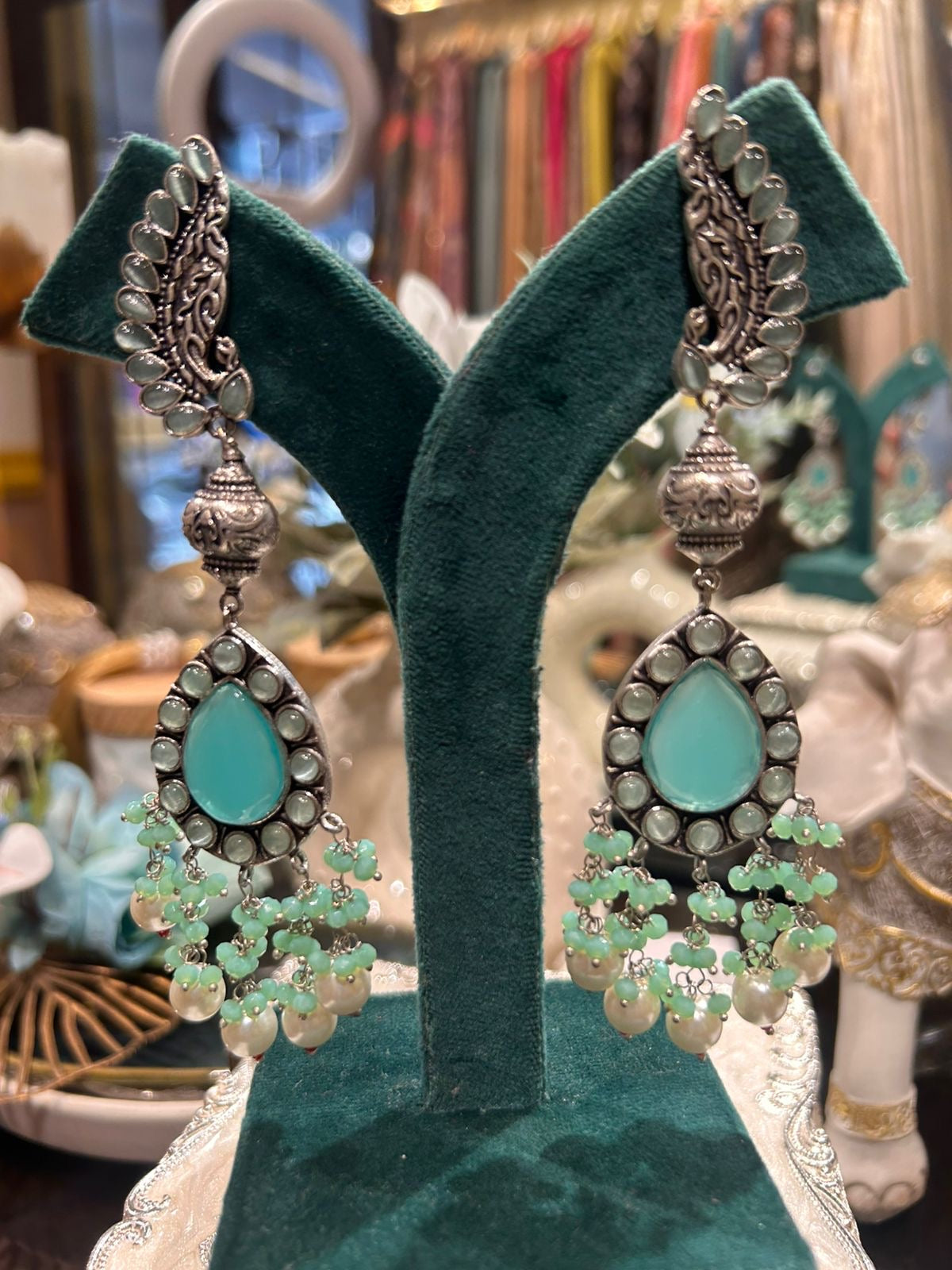 Meheré-Bahar Earrings (Turquoise)