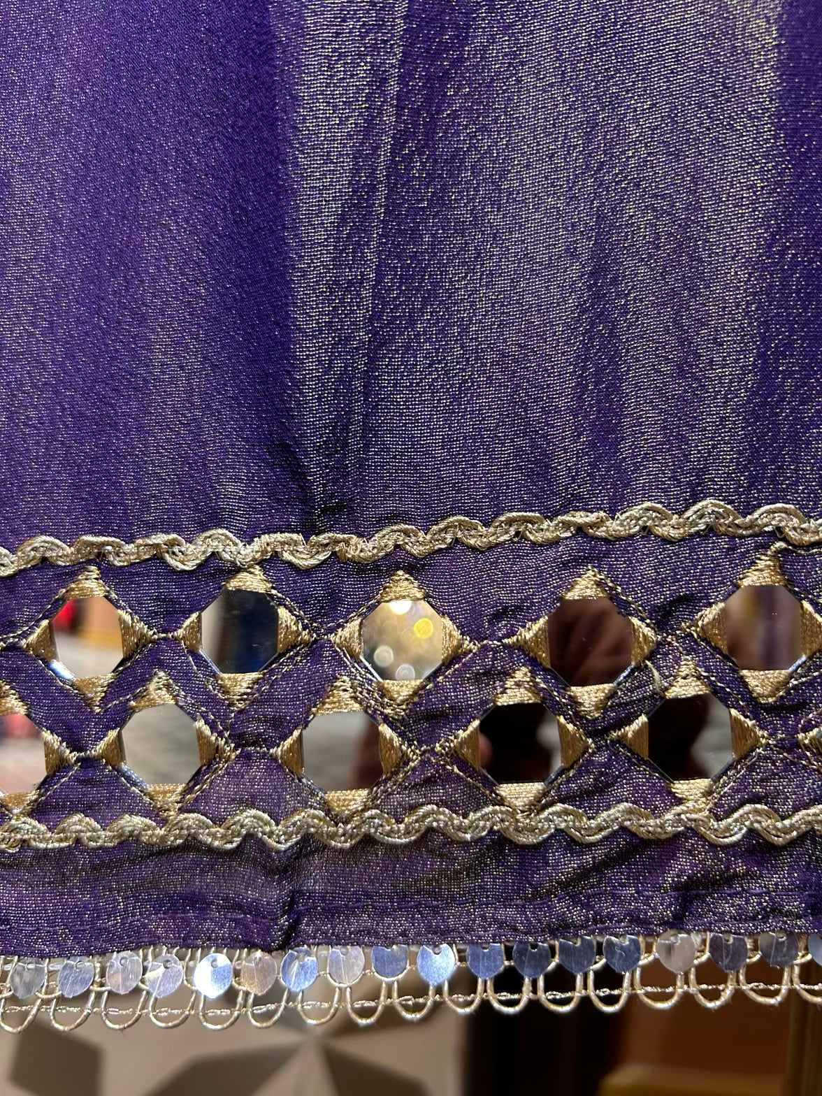 Auryza Organza Suit (Purple)
