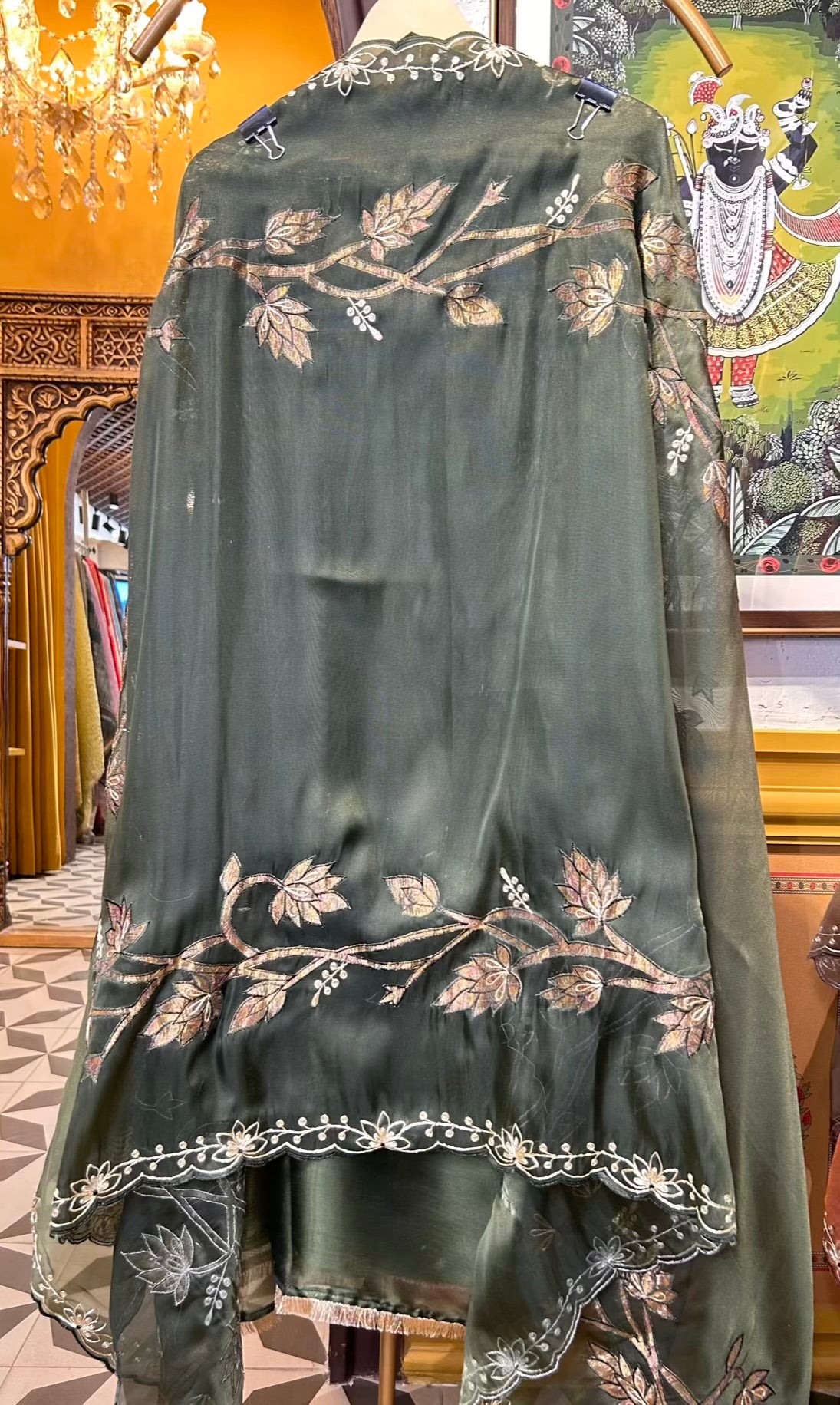 Tavira Organza Suit (Green)