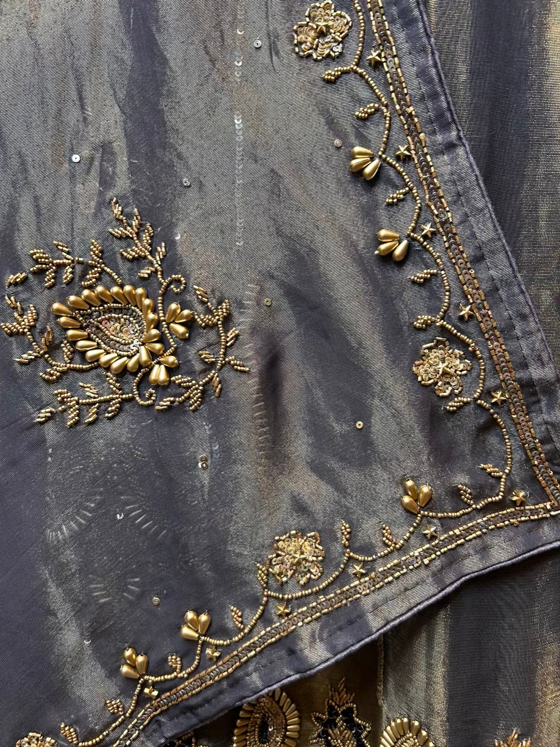 Serazia Organza Suit (Blue)