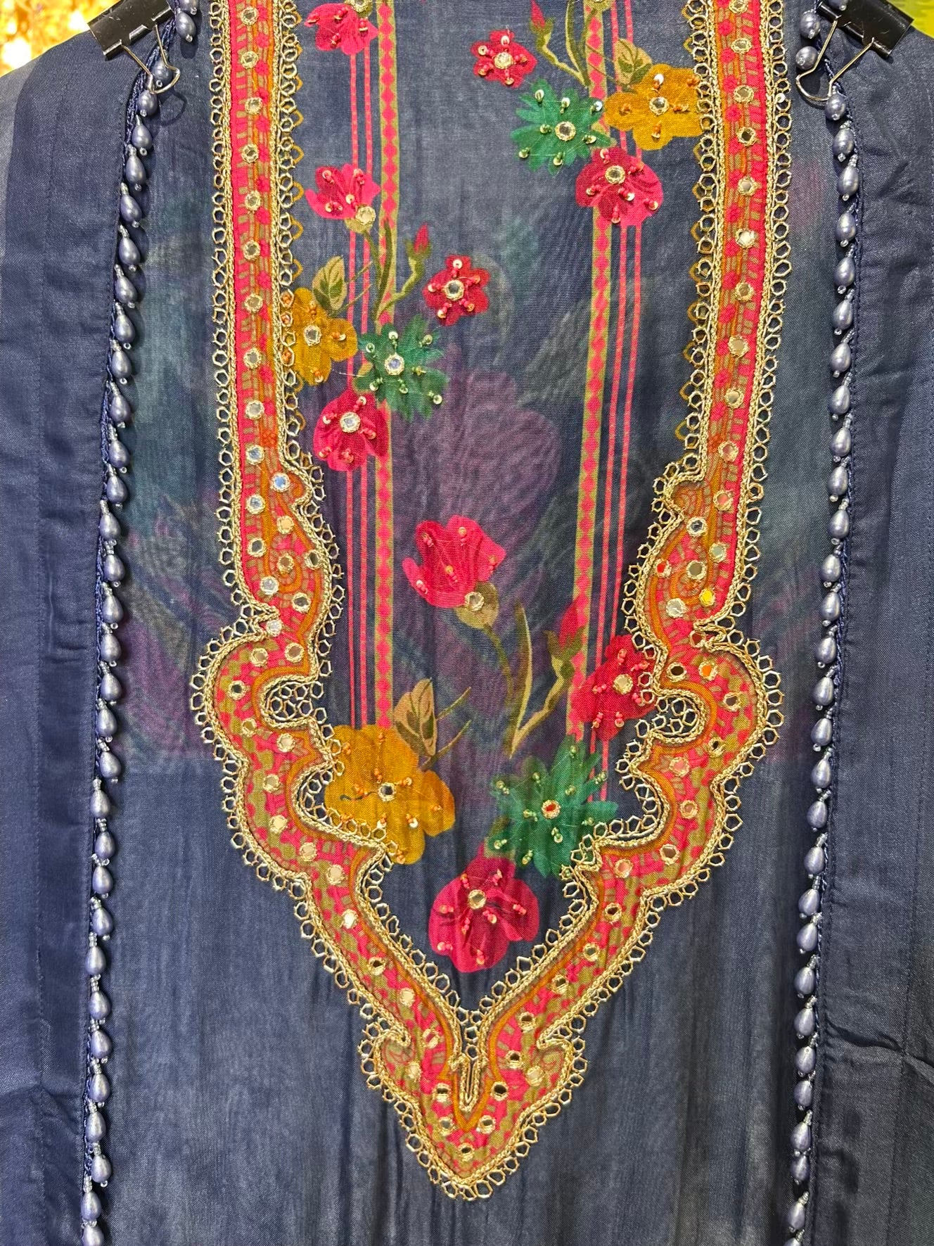 Leher-e-Noor (Blue)