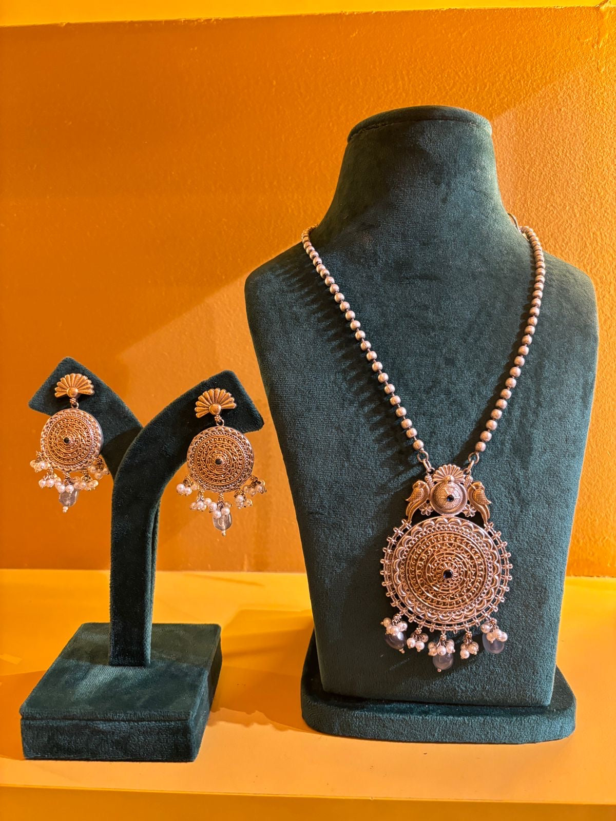 Rosé Mandala Haar Set (Grey)