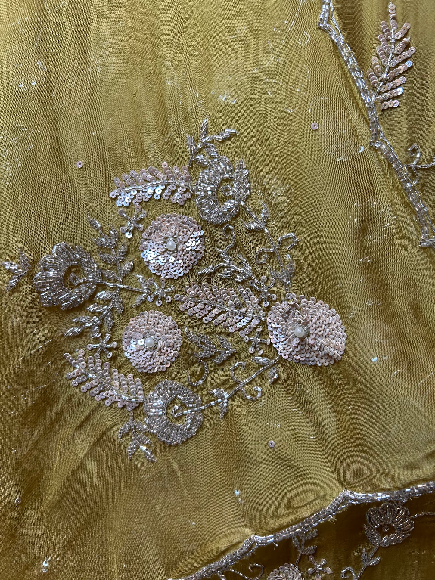 Zyrah Organza Suit (Mehendi Green)