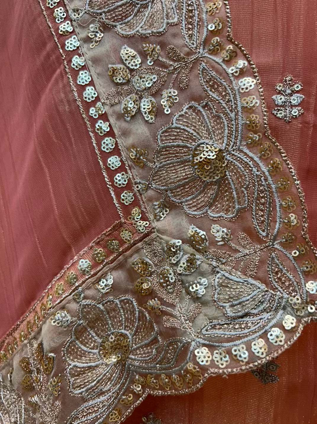 Mehrya Zari Spark Suit (Pink)