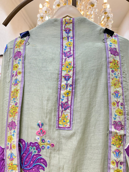 Aarvesha Mul Chanderi Suit