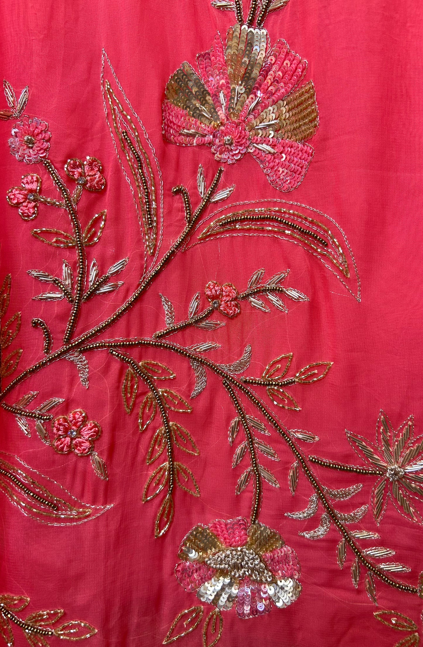 Zewar Organza Suit (Pink)