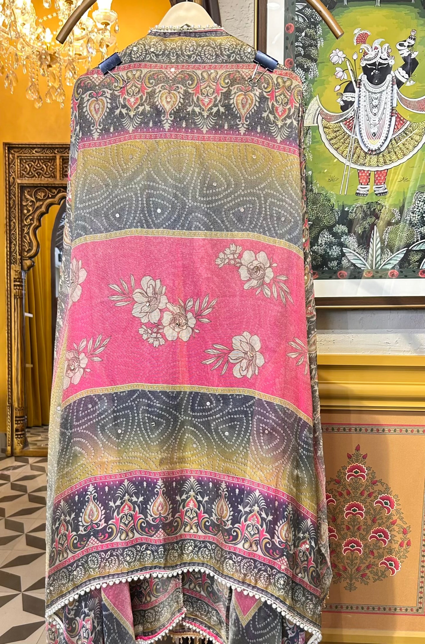 Gulbadan Sitara Suit (Mustard)
