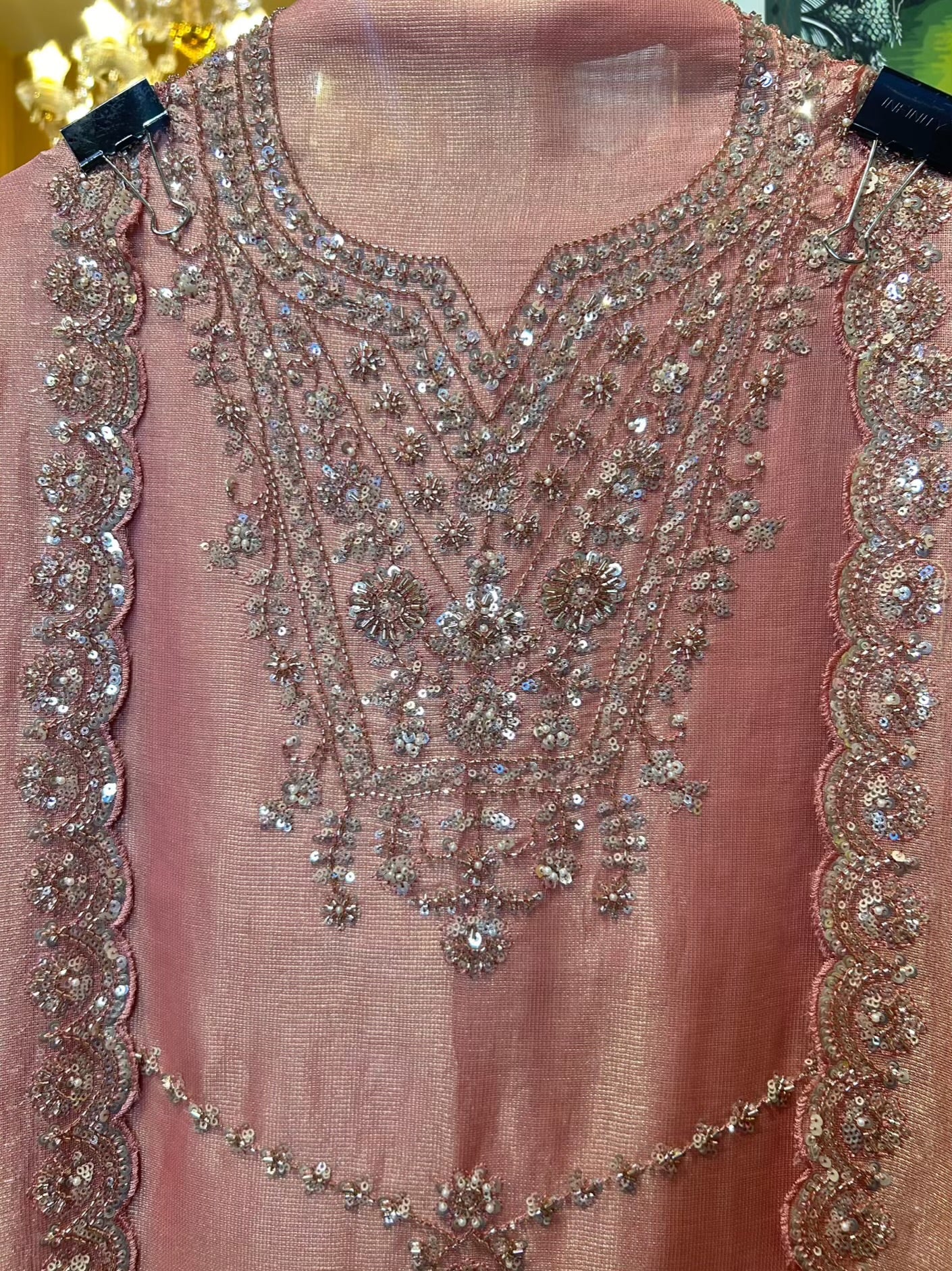 Fariyara Organza Suit (Pink)