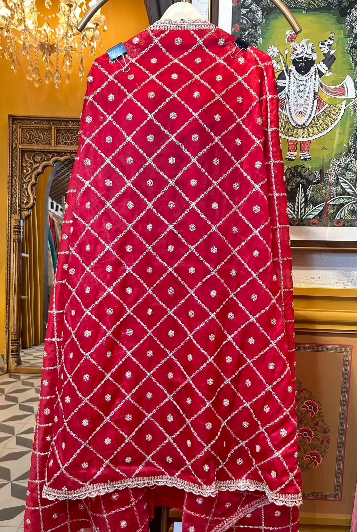 Ruhaniyah Organza Suit