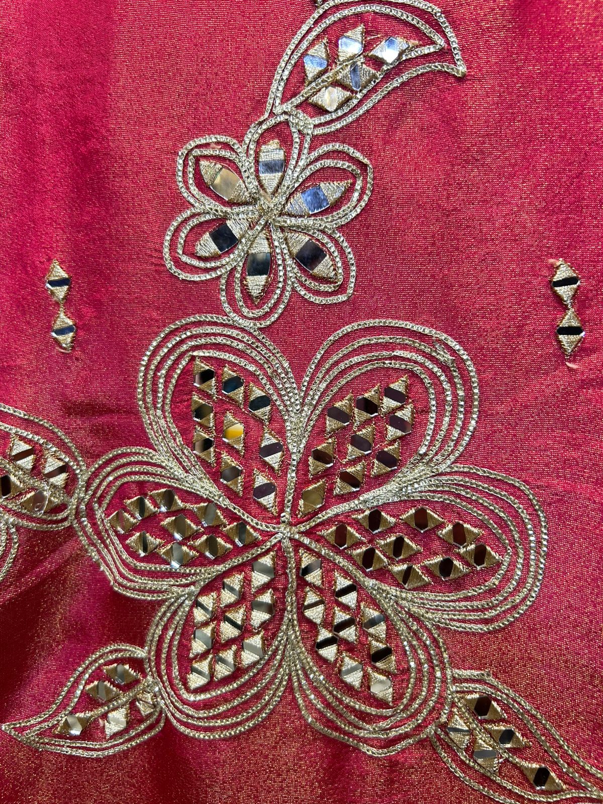 Zarnoor Bandhani Suit (Pink)