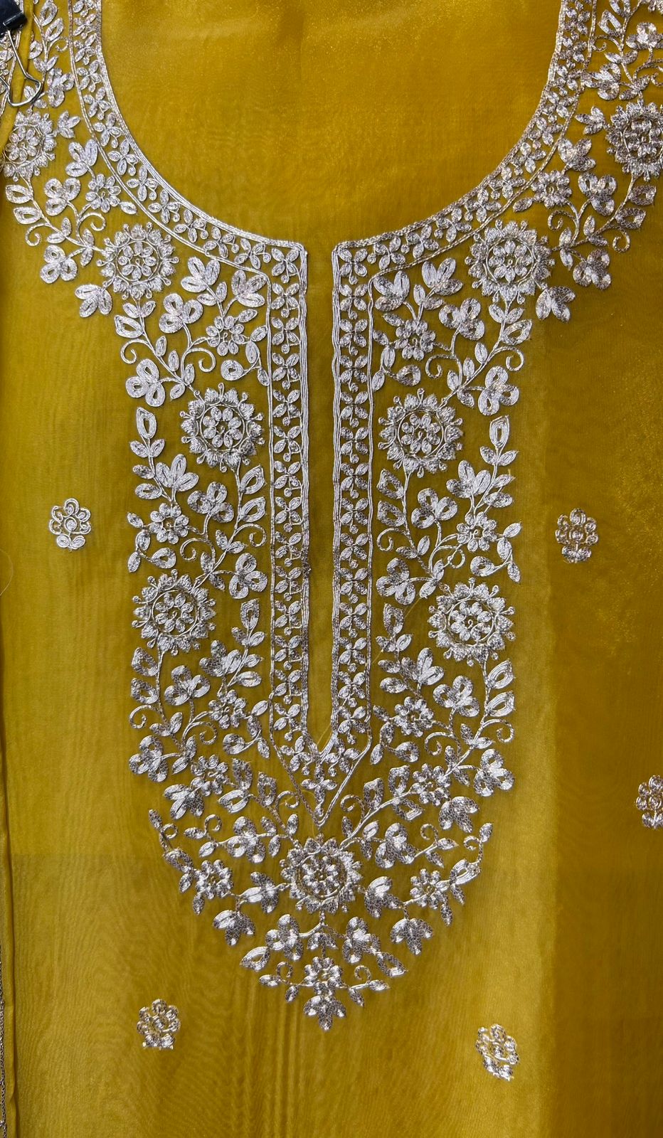 Zuranaya Organza Suit (Yellow)