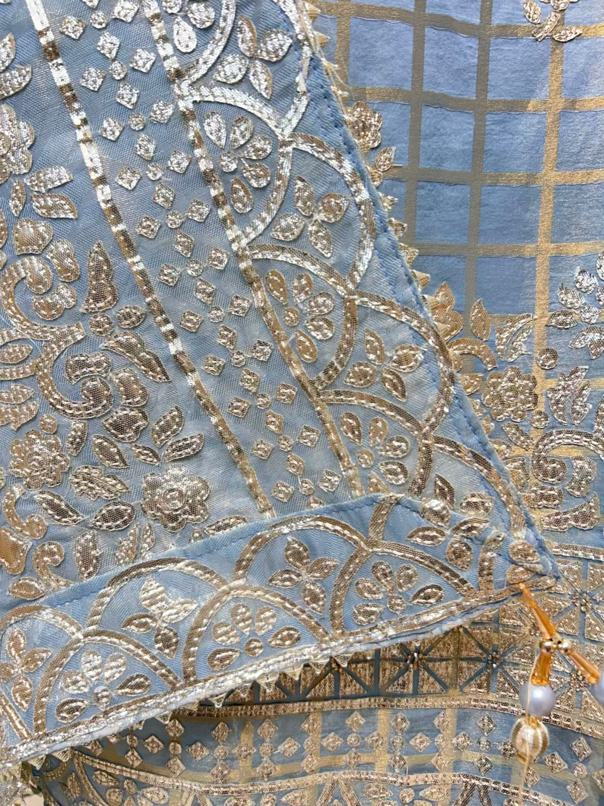 Zaylora Leather Élan Suit (Powder Blue)