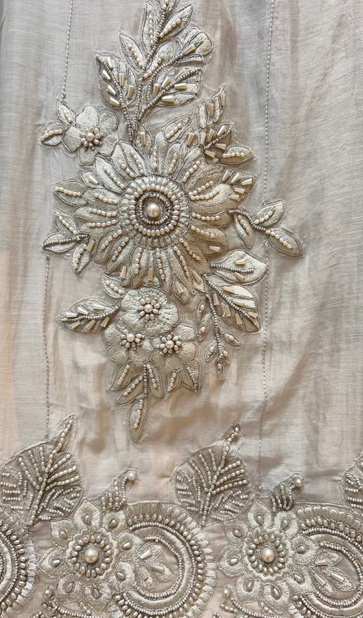 Ruhaya Moti Mul Suit (Grey)