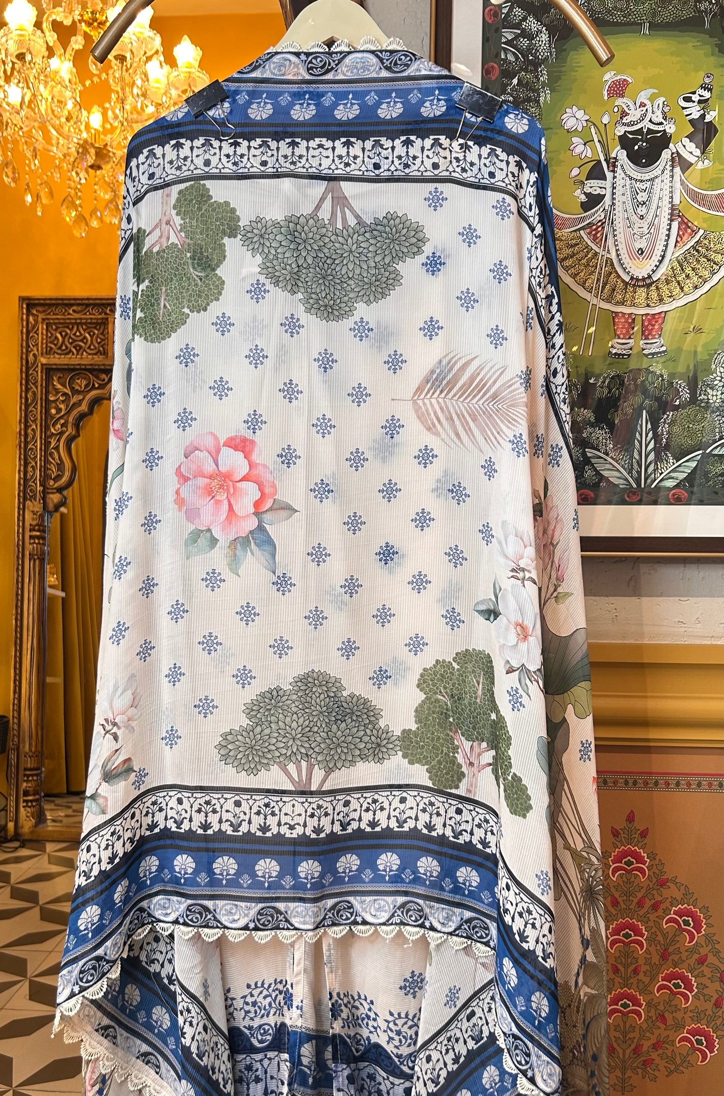 Amoli Mul Cotton Suit (Blue)
