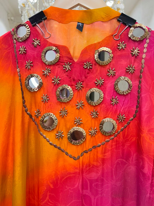 Zenvia Mirror Neckline Co-ord Set