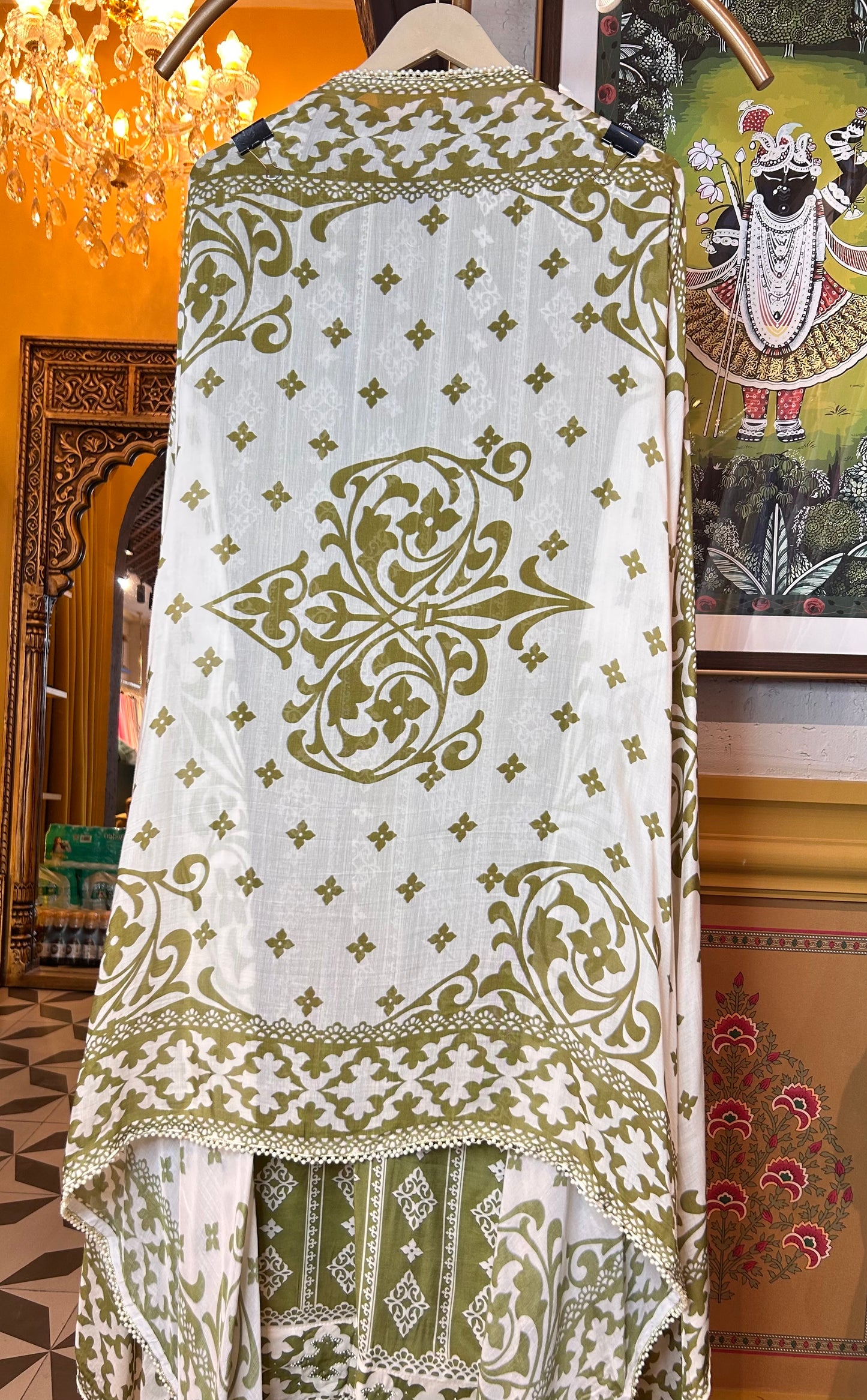 Ilahi Muslin Suit (Green)