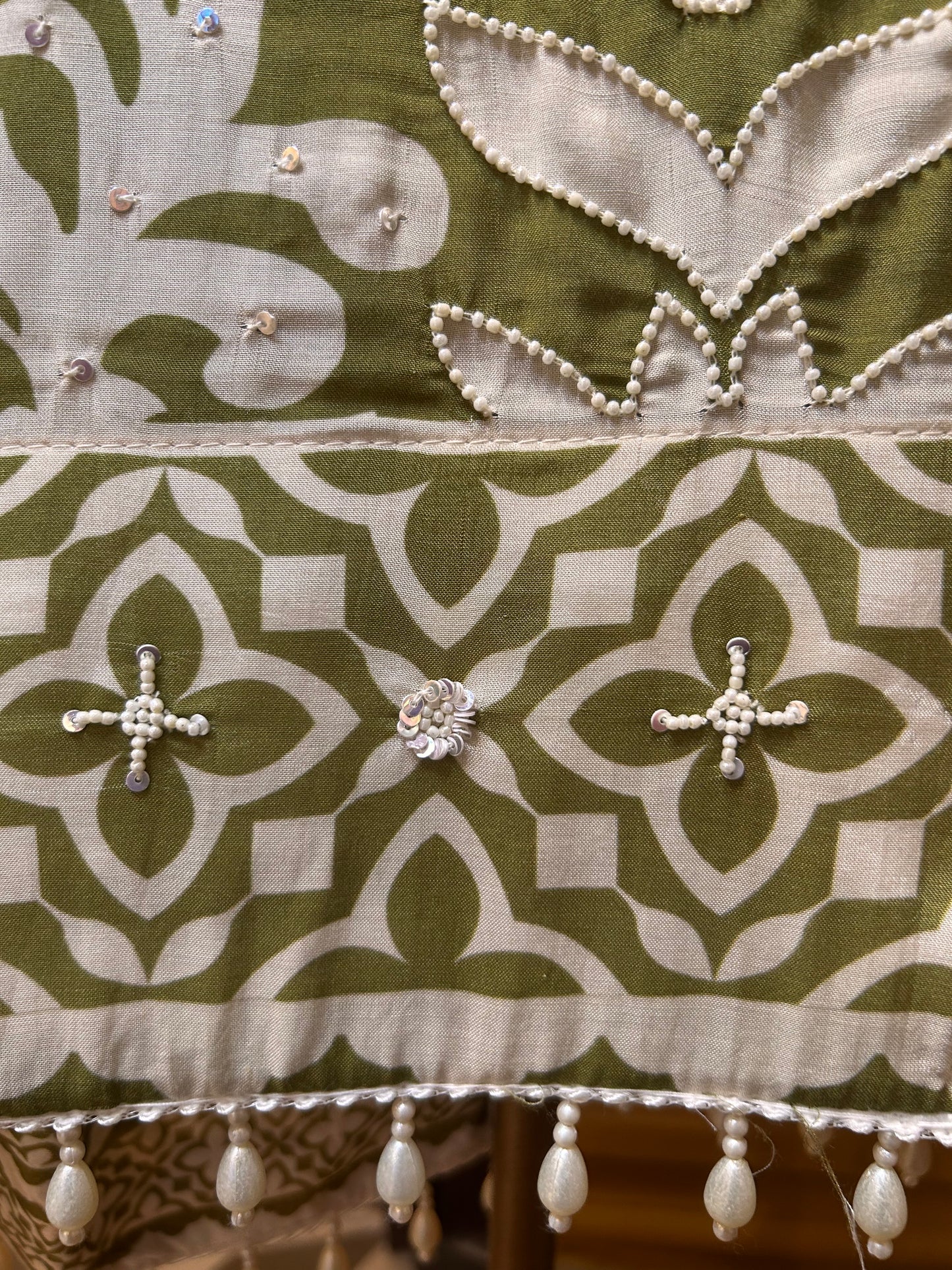 Zahra Muslin Suit (Green)