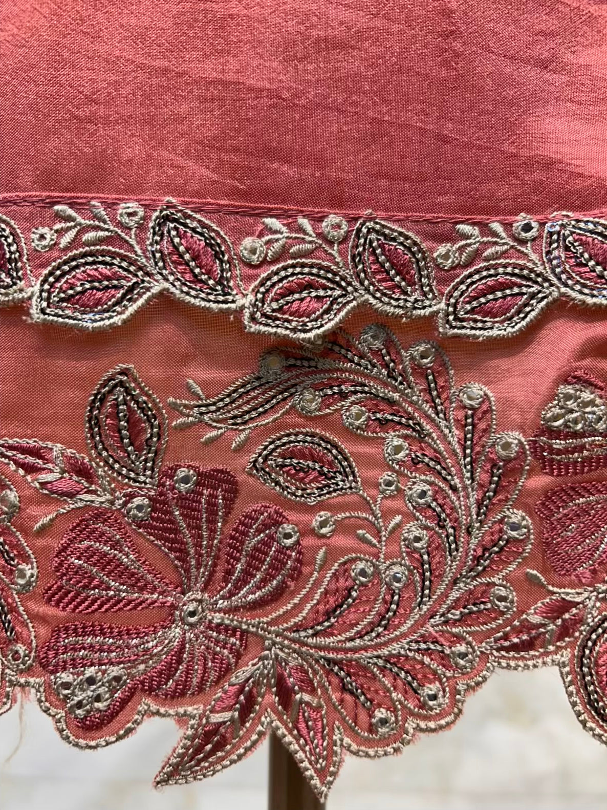 Sahira Silk Noor Suit (Pink)