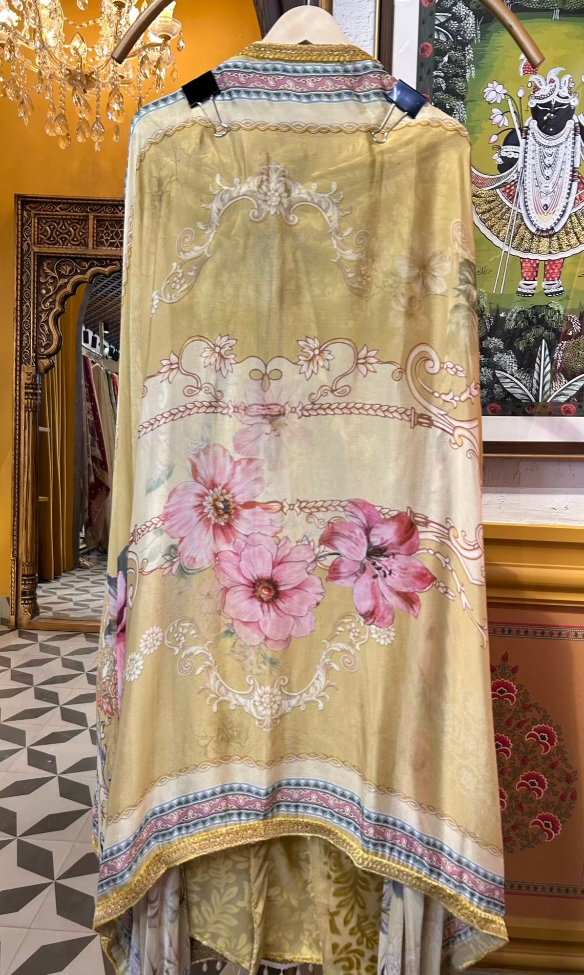 Zaroon Velvet Suit (Yellow)