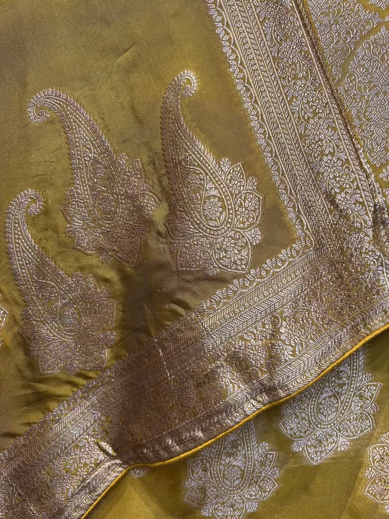 Roopkaar Banarasi Suit (Mustard)