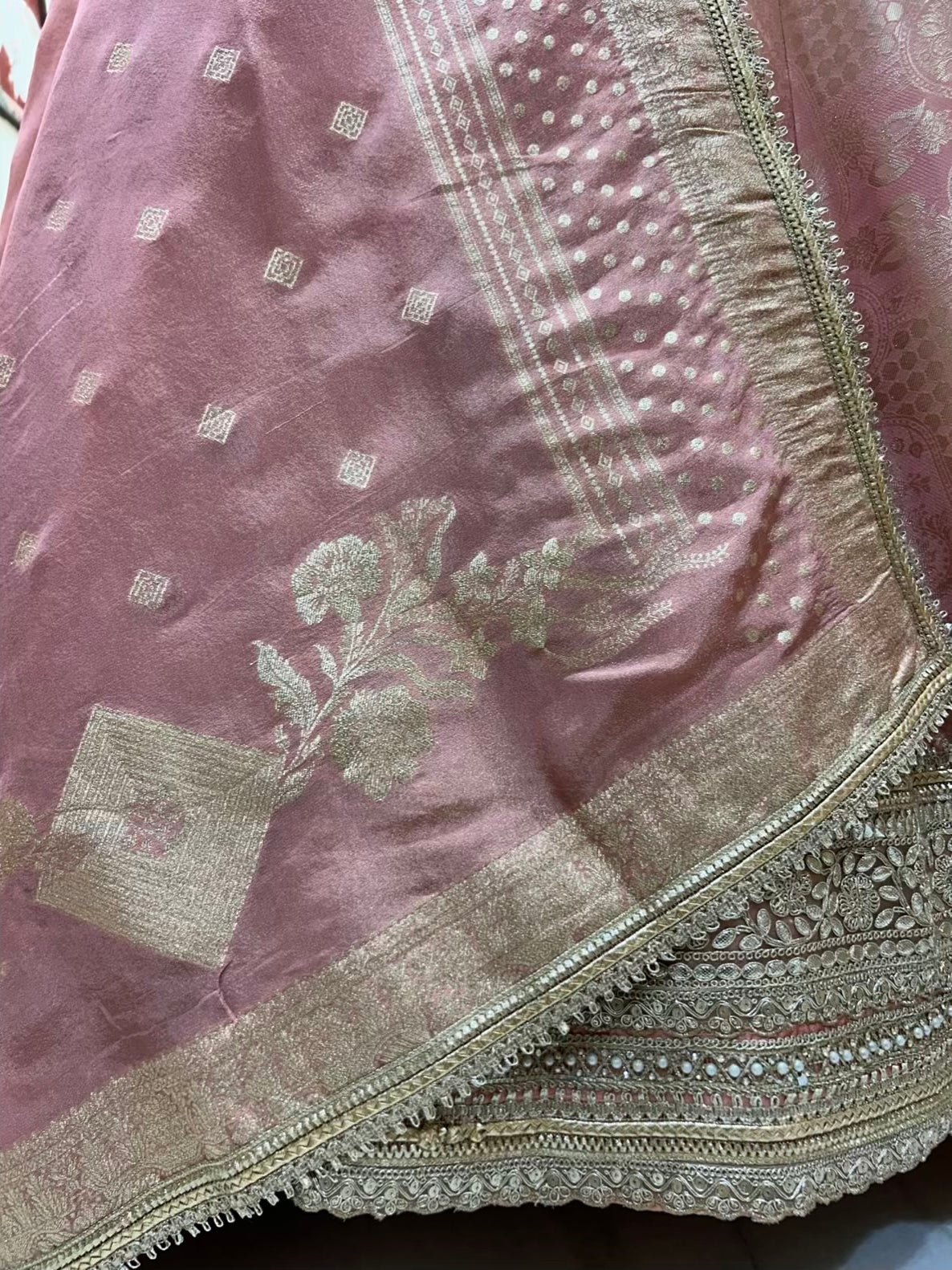 Elvaira Banarasi Shringaar Anarkali (Peach)
