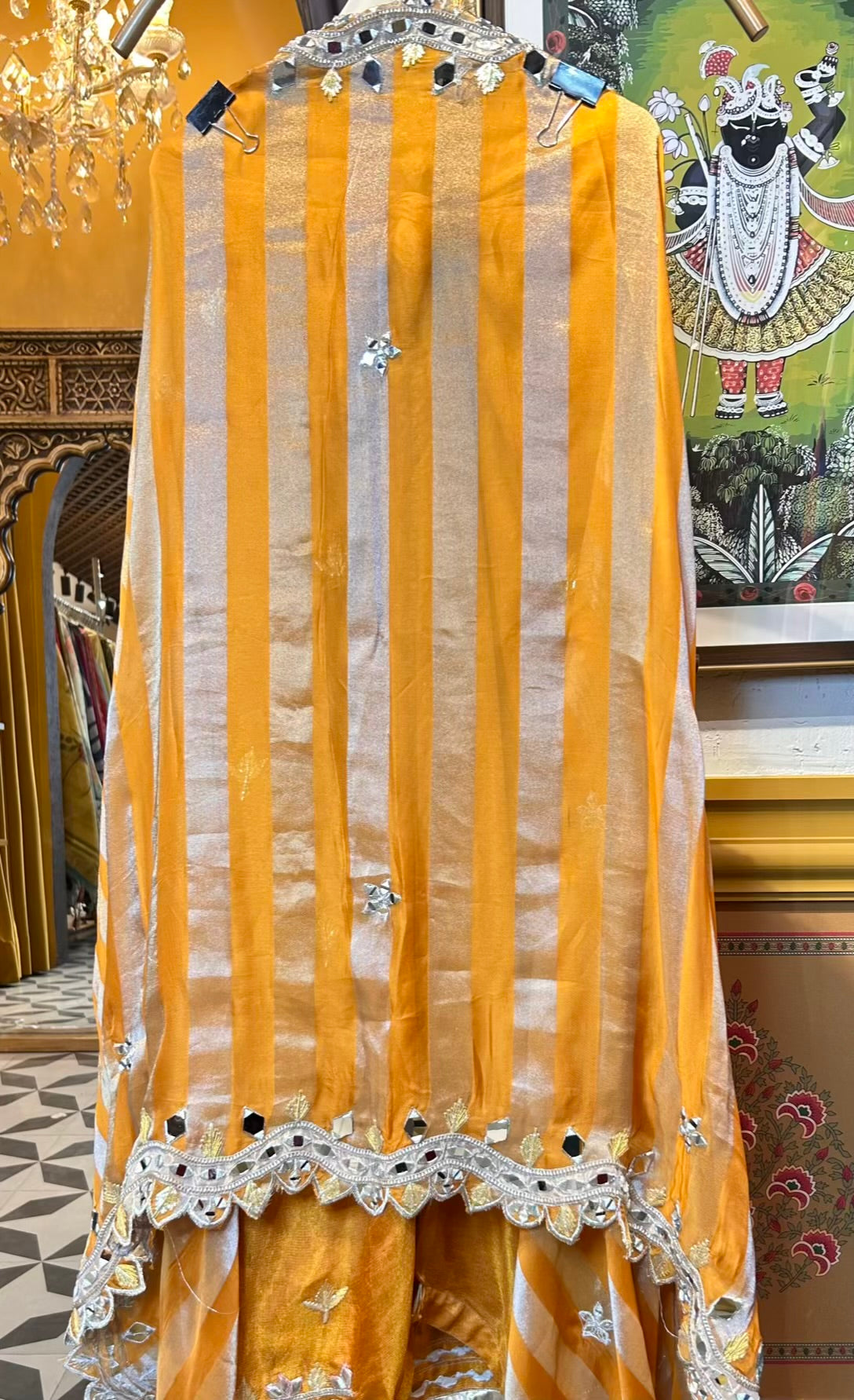 Roshanaé-Noor Organza Suit (Orange)