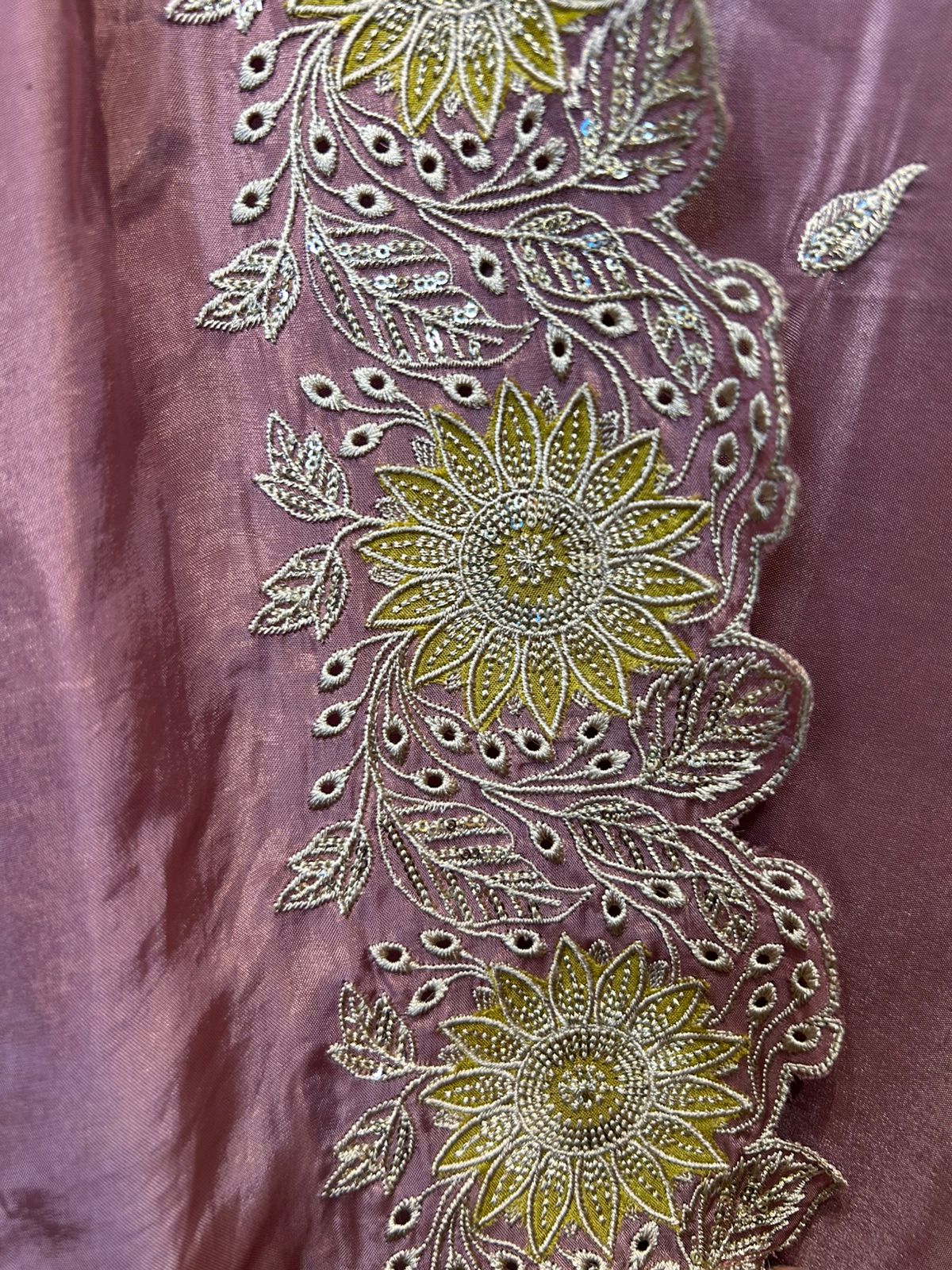 Elnara Silk Organza Suit (Lavender)