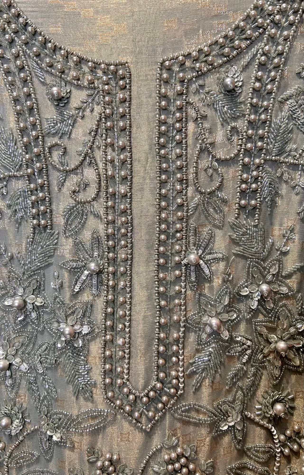 Rimzaan Organza Suit (Powder Blue)