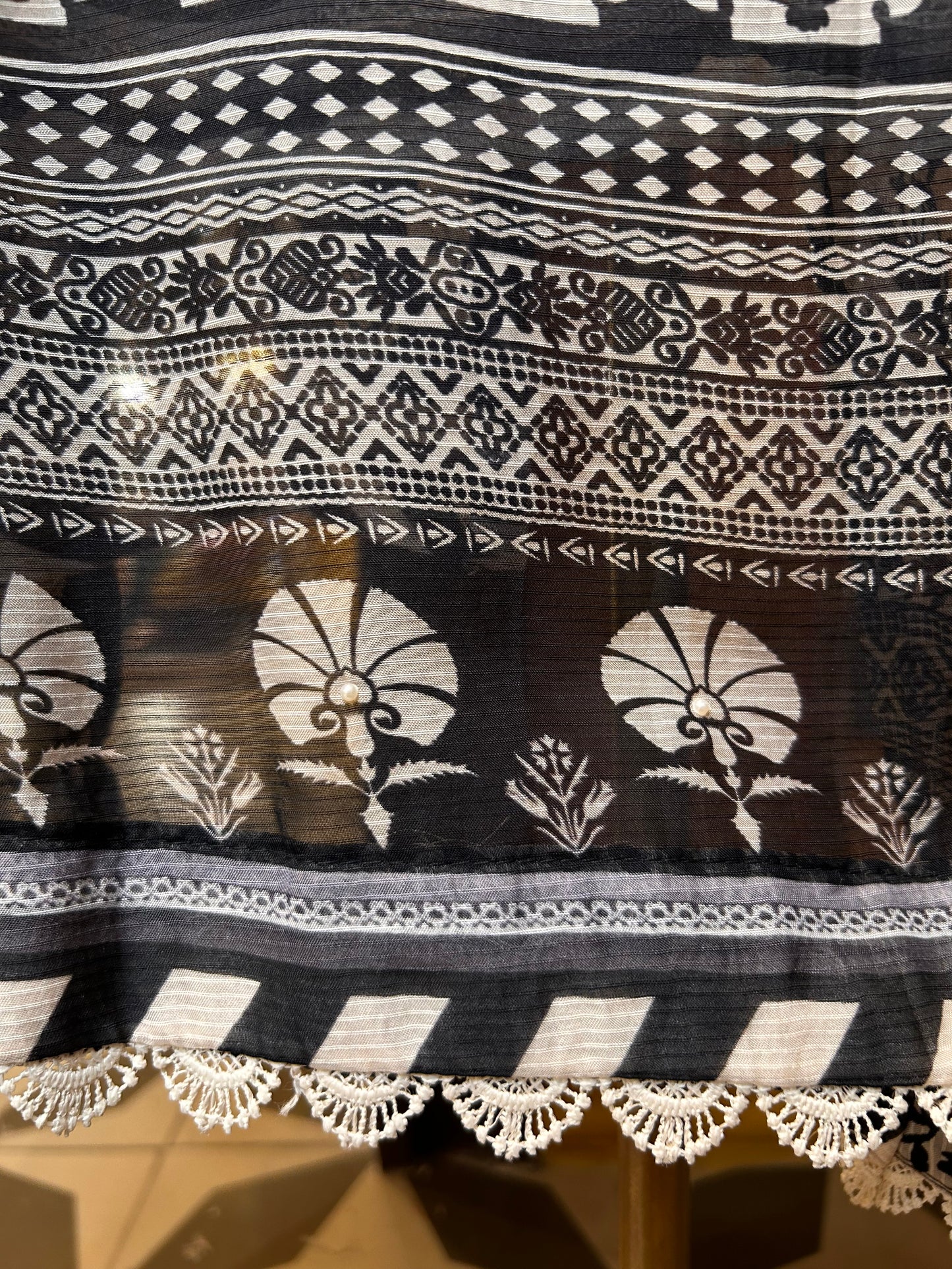Amoli Mul Cotton Suit (Black)