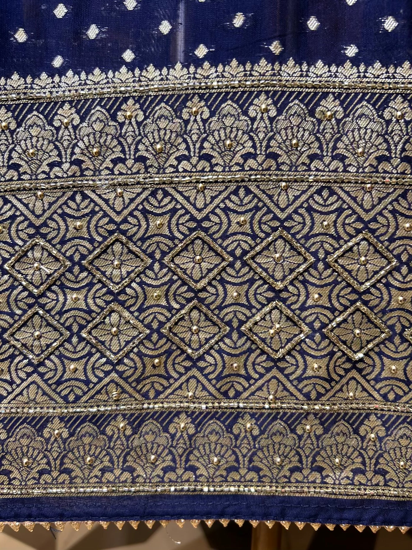 Adaayein Organza Suit (Blue)