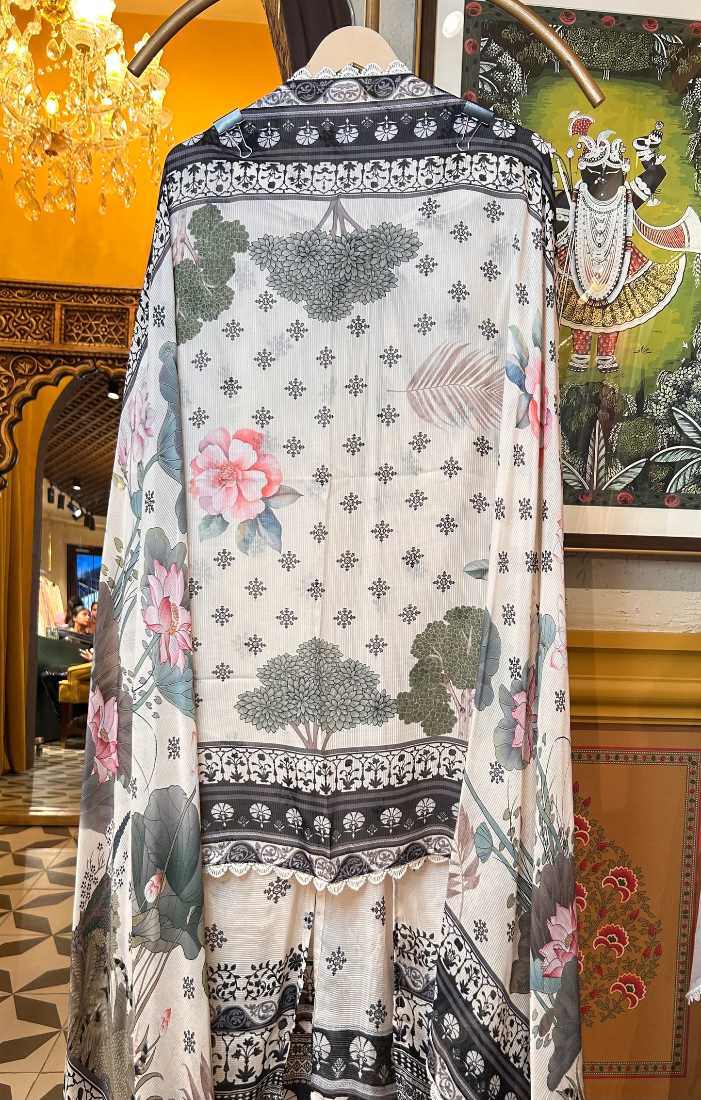 Amoli Mul Cotton Suit (Black)