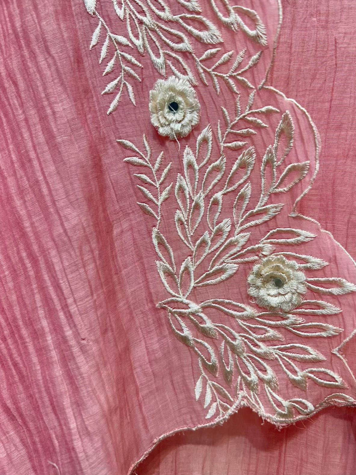 Nazira Resham Mul Suit (Pink)