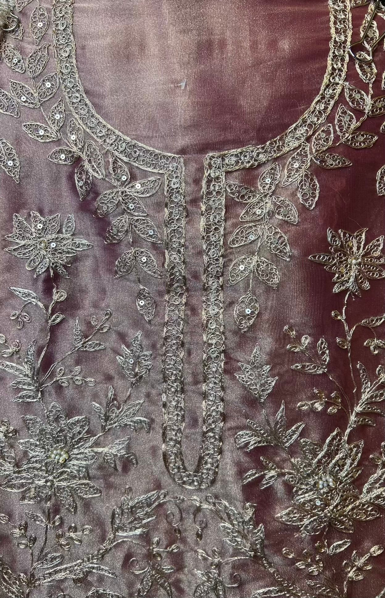 Saanjh Ruhani Suit (Wine)