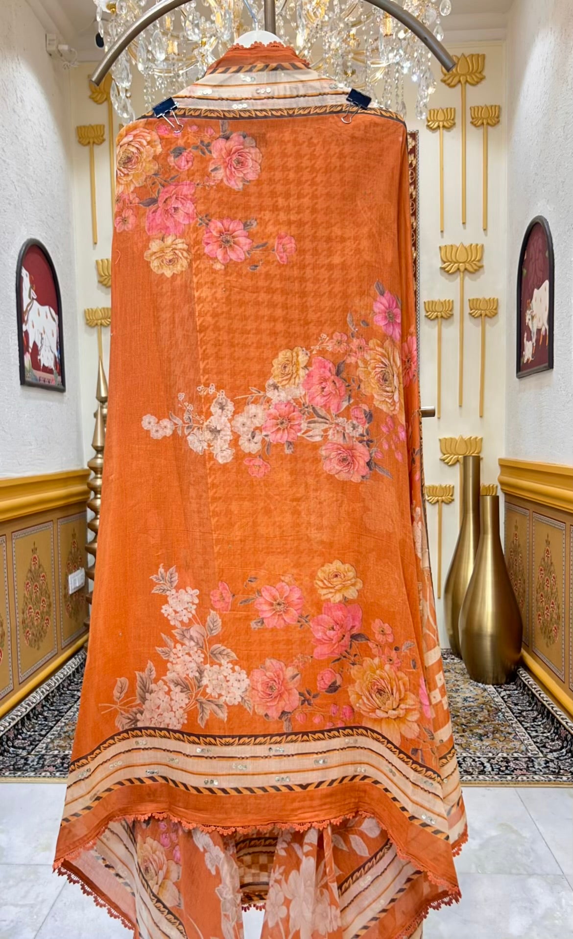 Aavira Mul Bloom Suit (Rust)