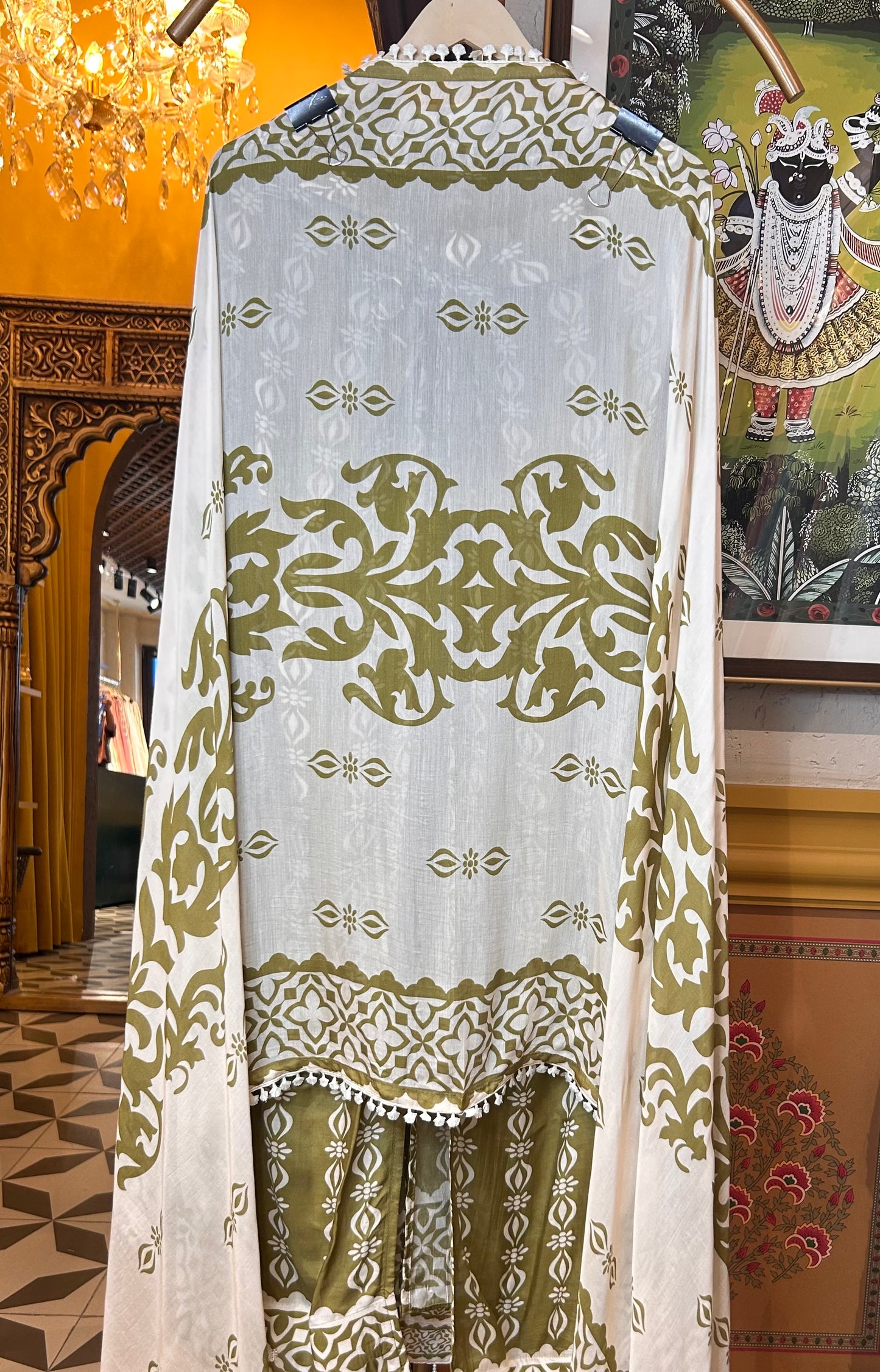 Zahra Muslin Suit (Green)