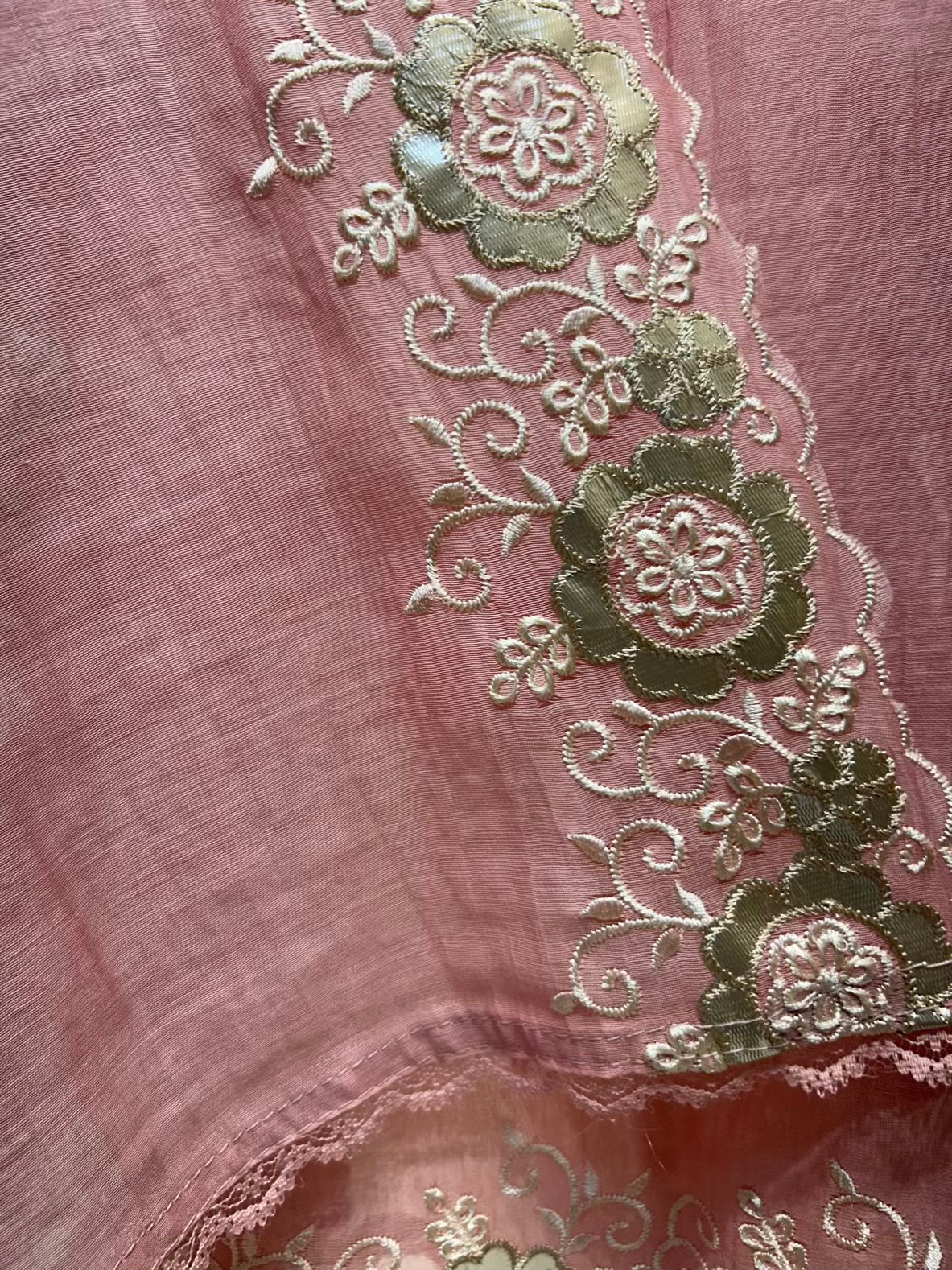 Mehru Leather Loom Suit (Pink)