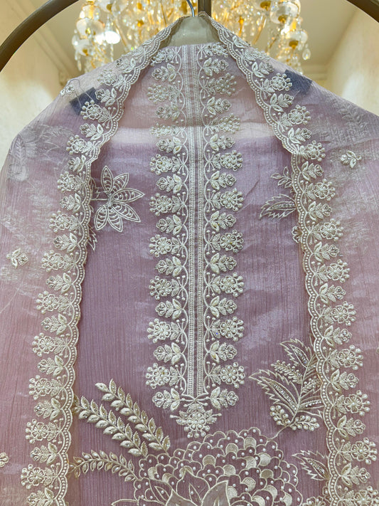 Mehrzeen Appliqué Tissue Suit