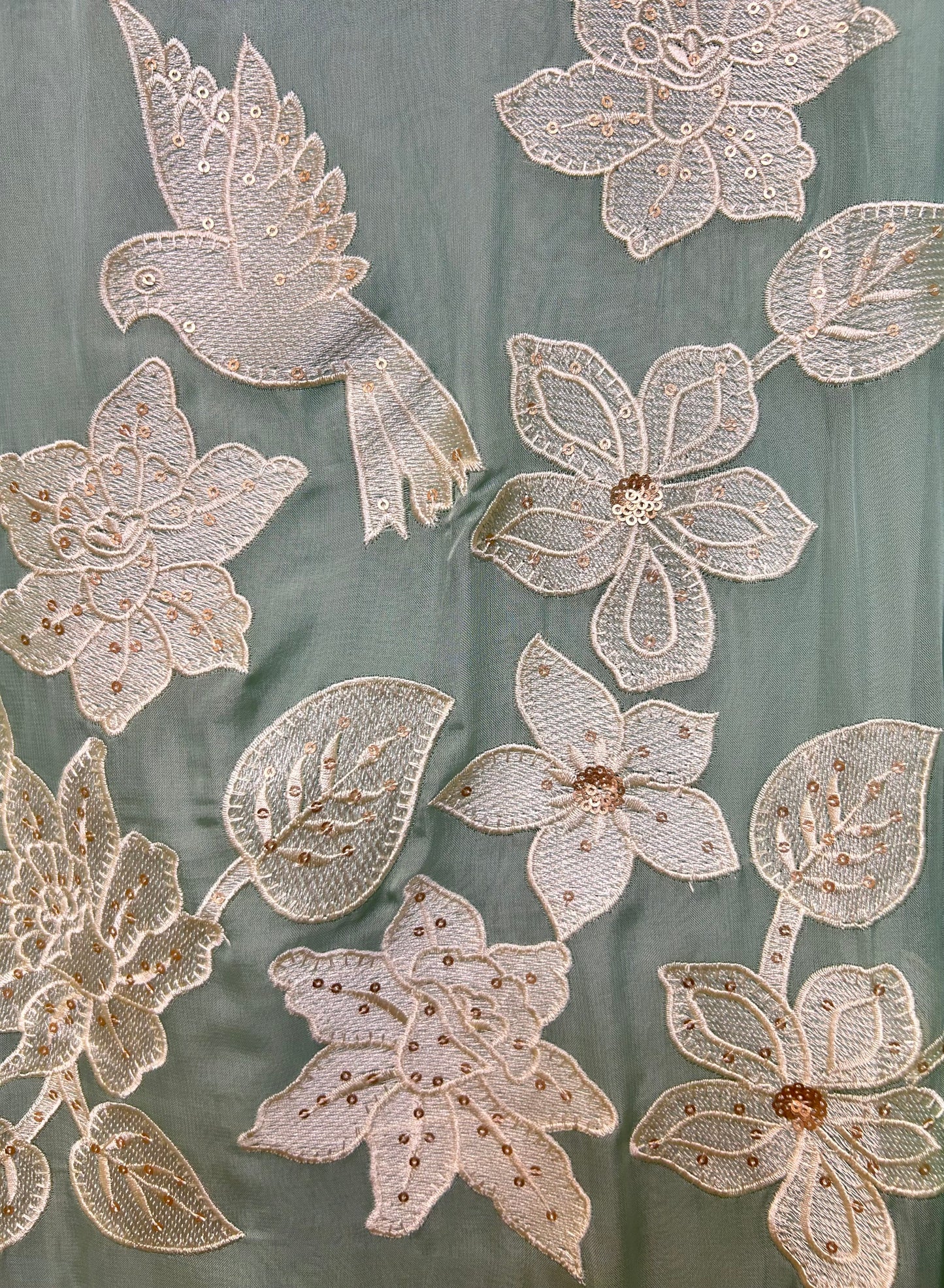 Gulaab Organza Suit (Blue)