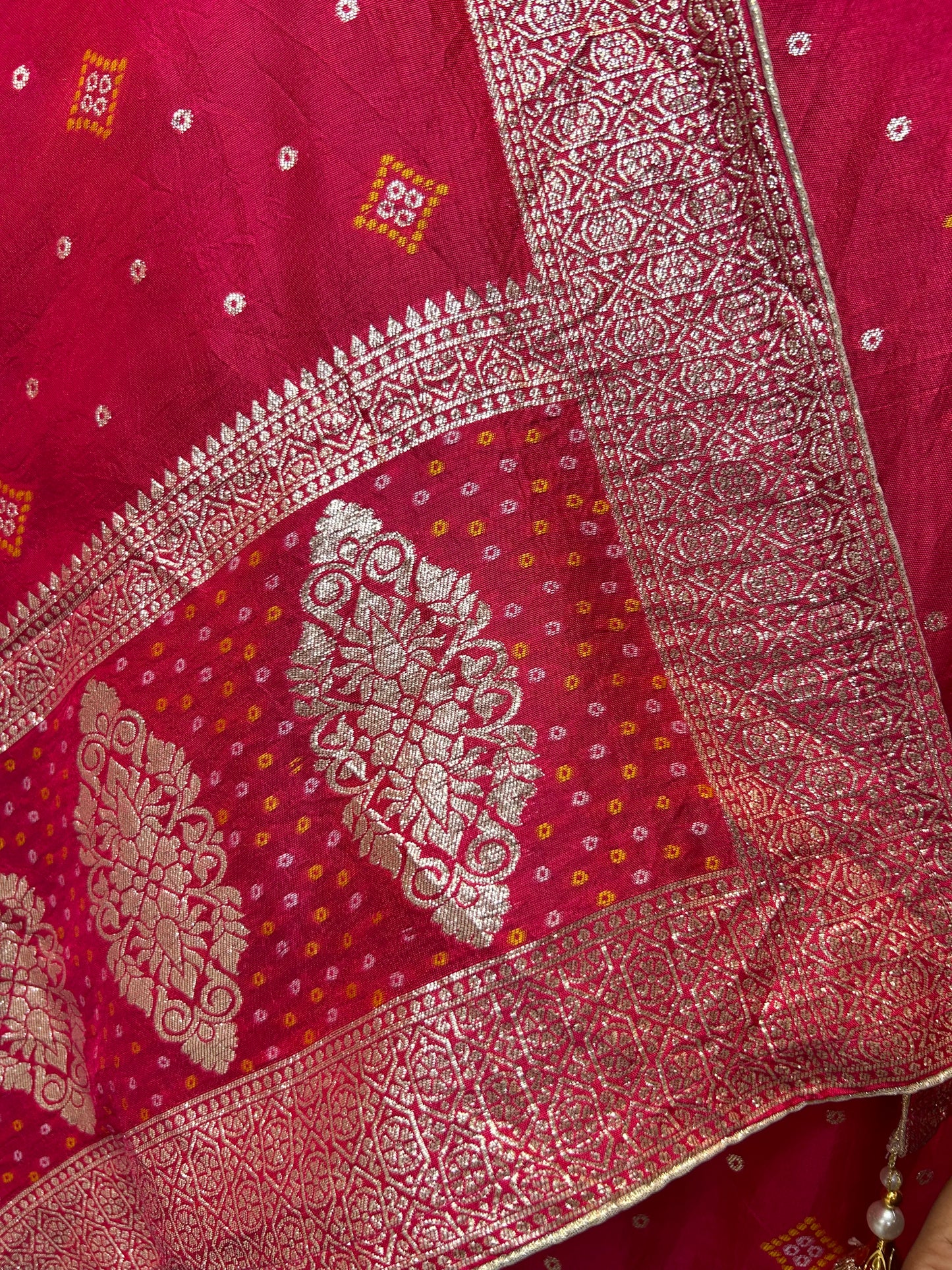 Bandhej-e-Noor (Magenta)