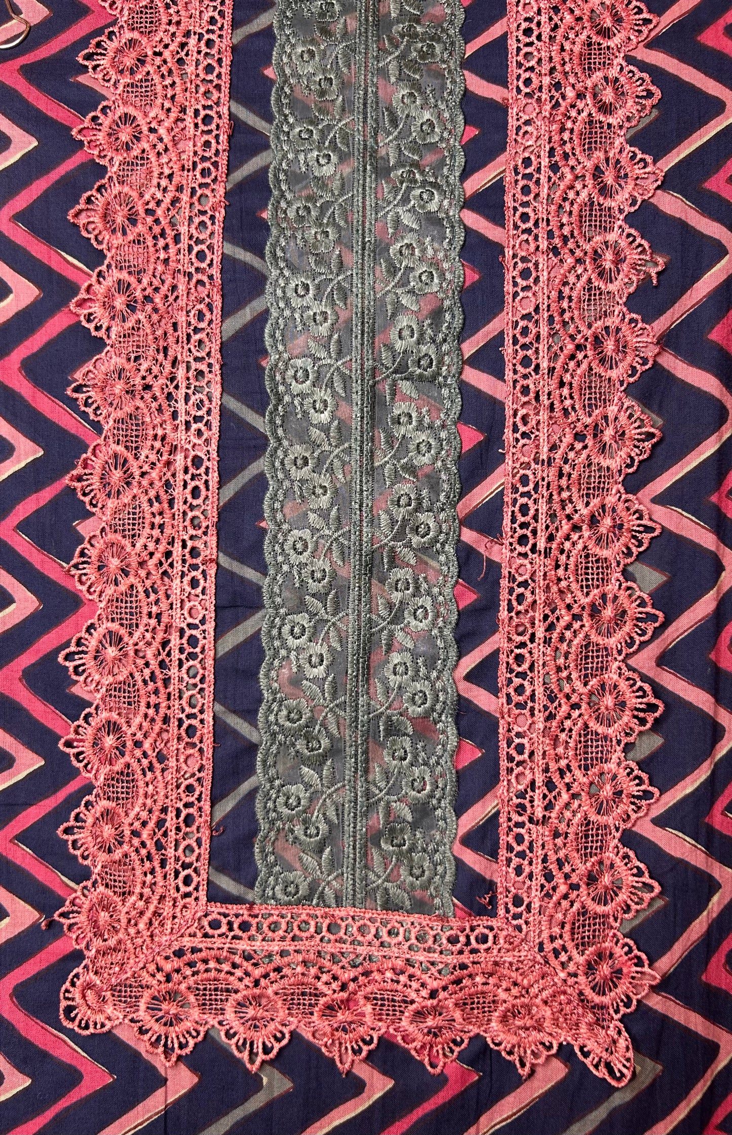 Pehra Cotton Suit (Blue)