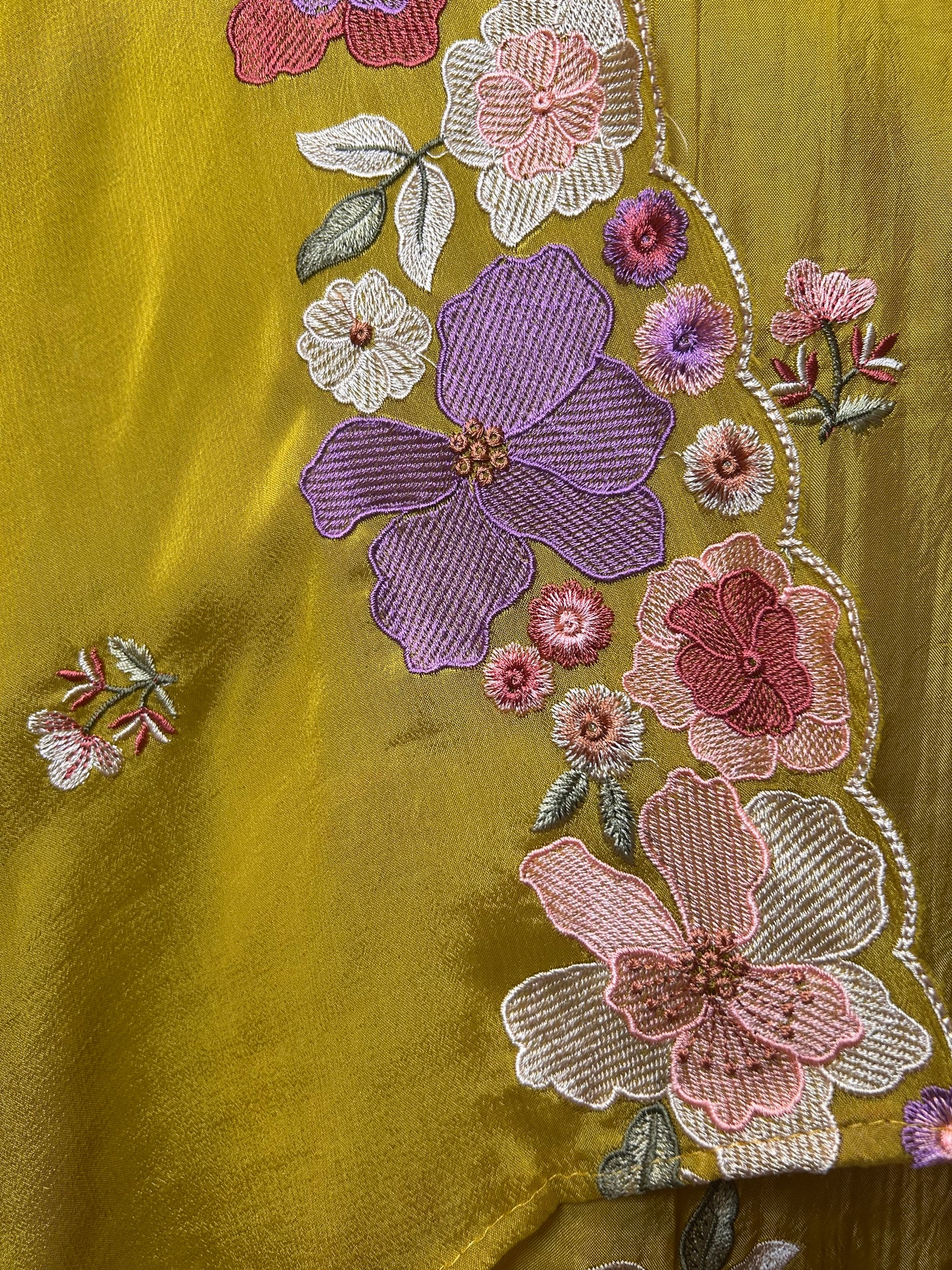 Resham Rang Suit (Mustard)