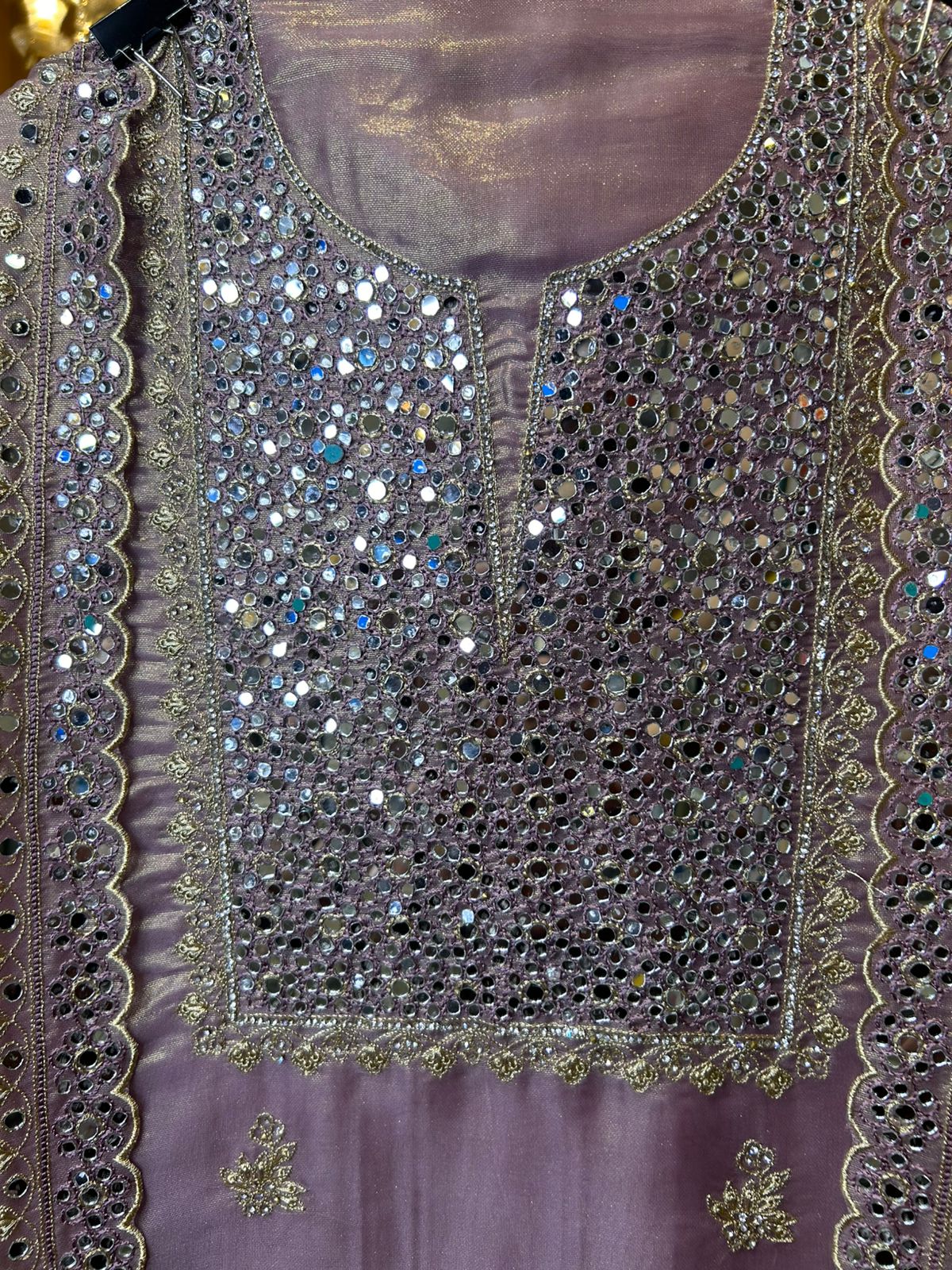 Rimaya Organza Suit (Lavender)