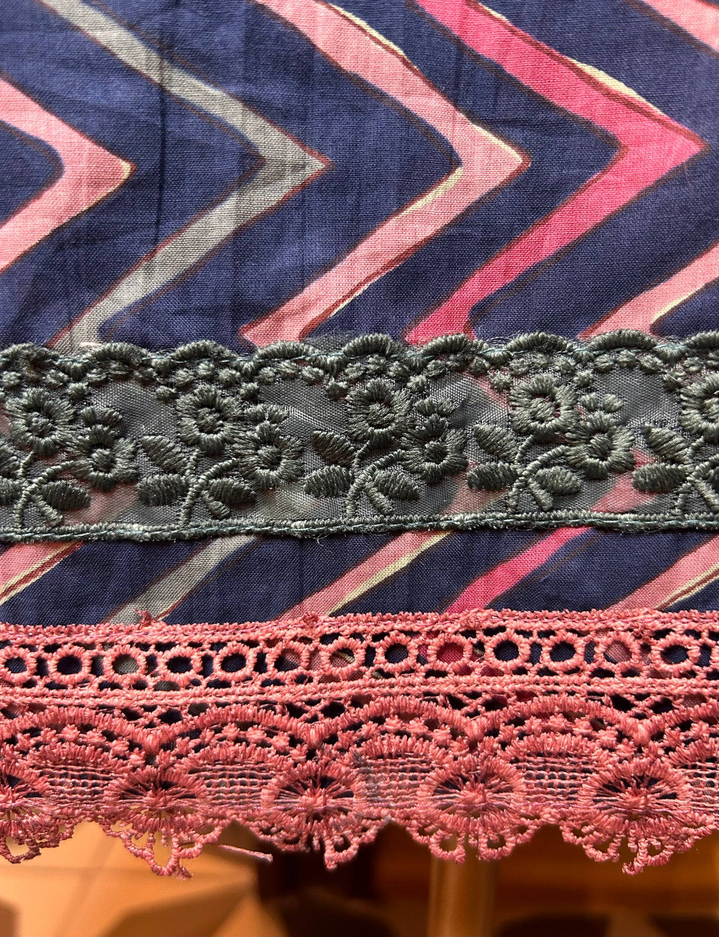 Pehra Cotton Suit (Blue)