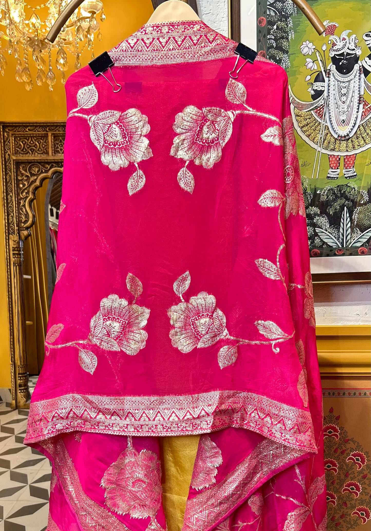 Saanviya Organza Suit (Yellow)