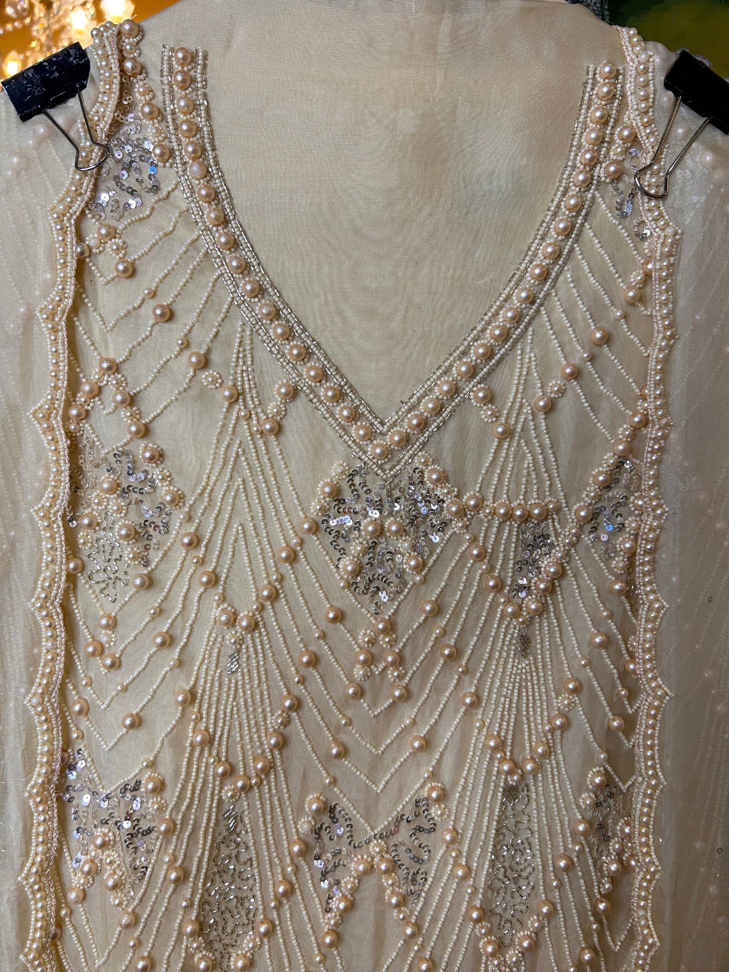 Mehrnaaz Organza Suit (Lemon)