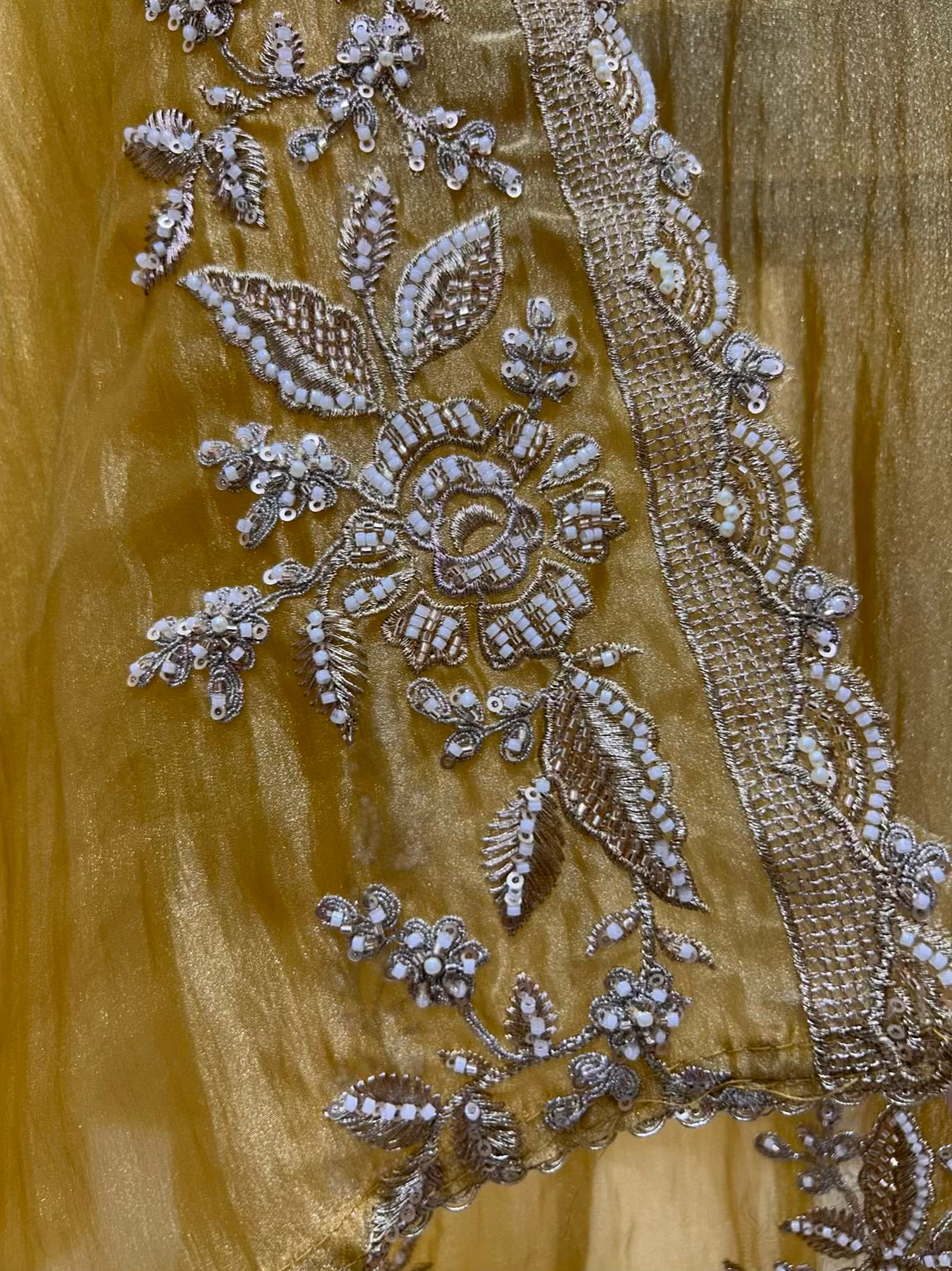 Aarini Tissue Élan Suit (Mustard)