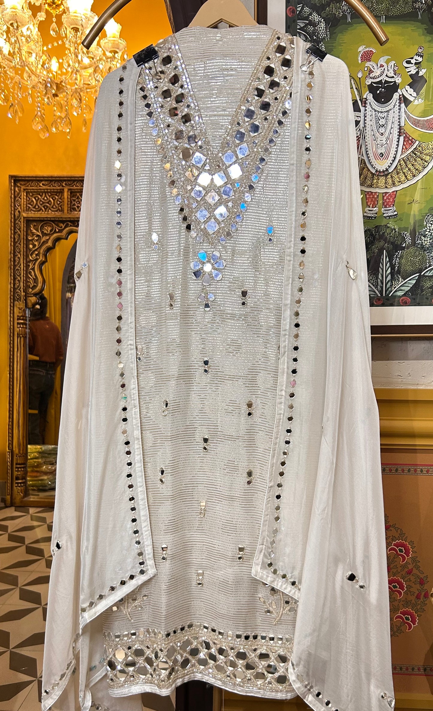 Zarqash Organza Suit